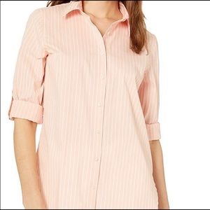 EUC Calvin Klein striped long sleeve shirt